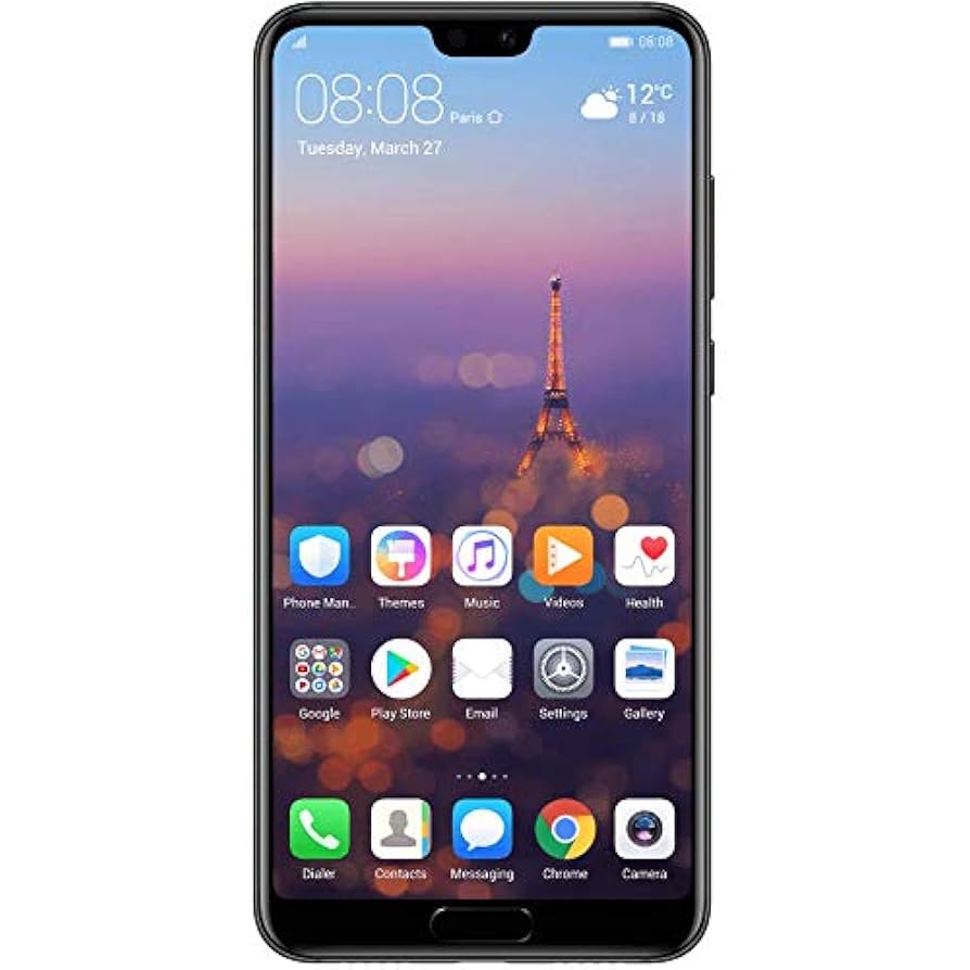 HUAWEI P20 Proブラック128 GB HUAWEI P20 Pro 6.1 Inch 6GB 128GB Smartphone Jet Black